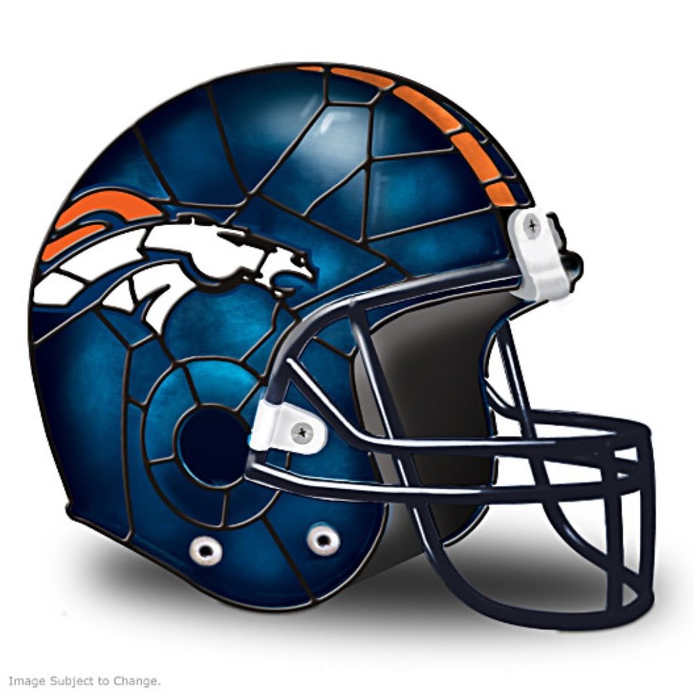 Denver Broncos Football Helmet Accent Lamp
